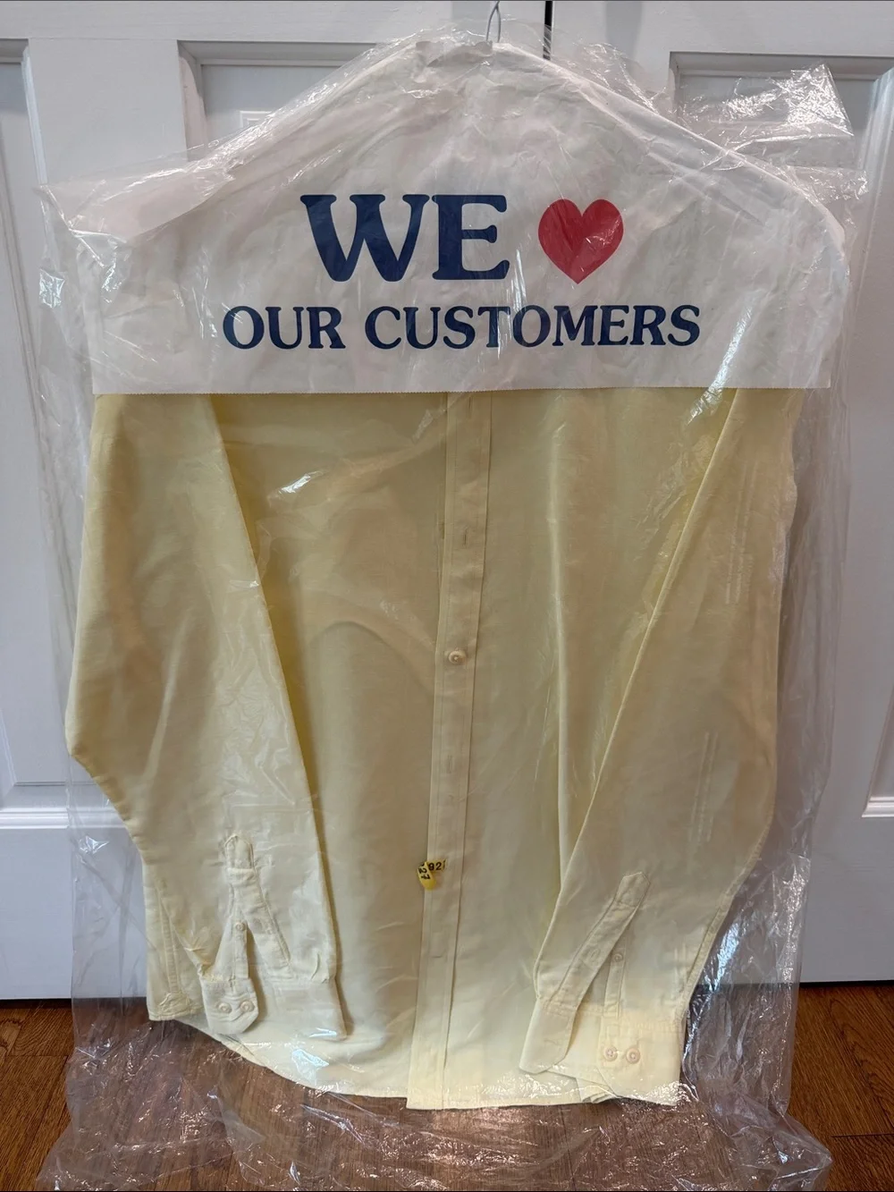 Banana Republic Pale Yellow Button-Down Shirt